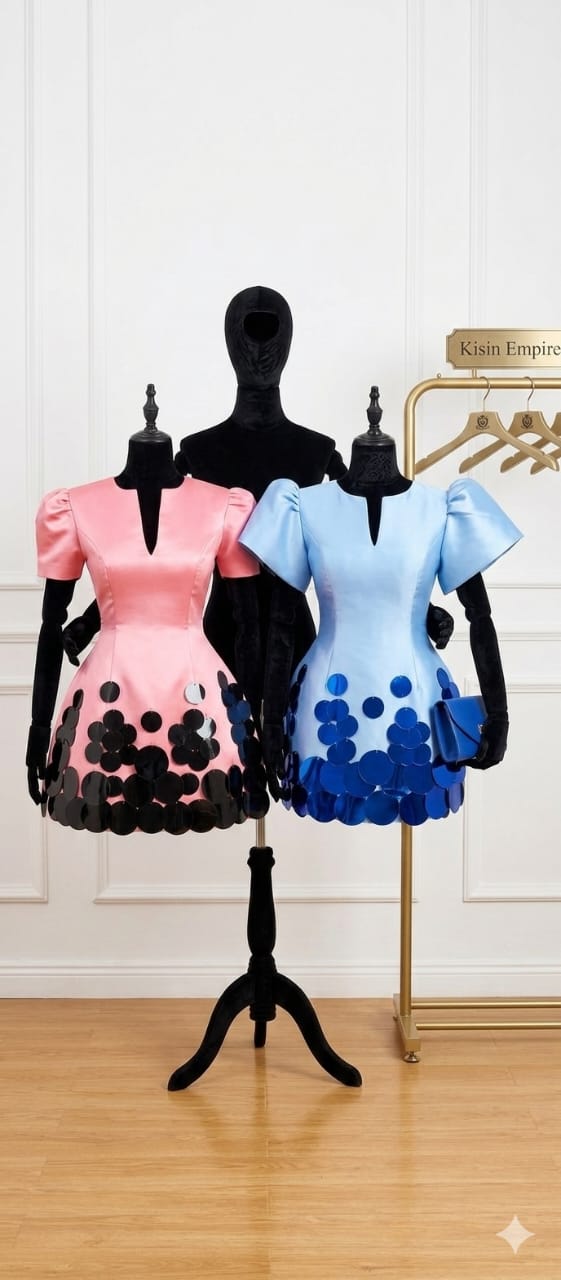 Stylish ladies short gown