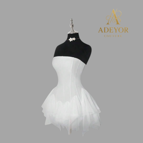 Elegant corset mini dress